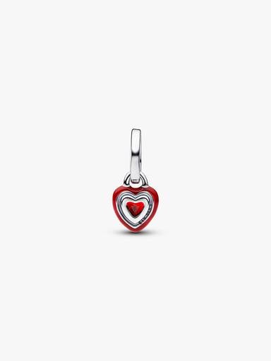 Red Chakra Heart Mini Dangle Charm