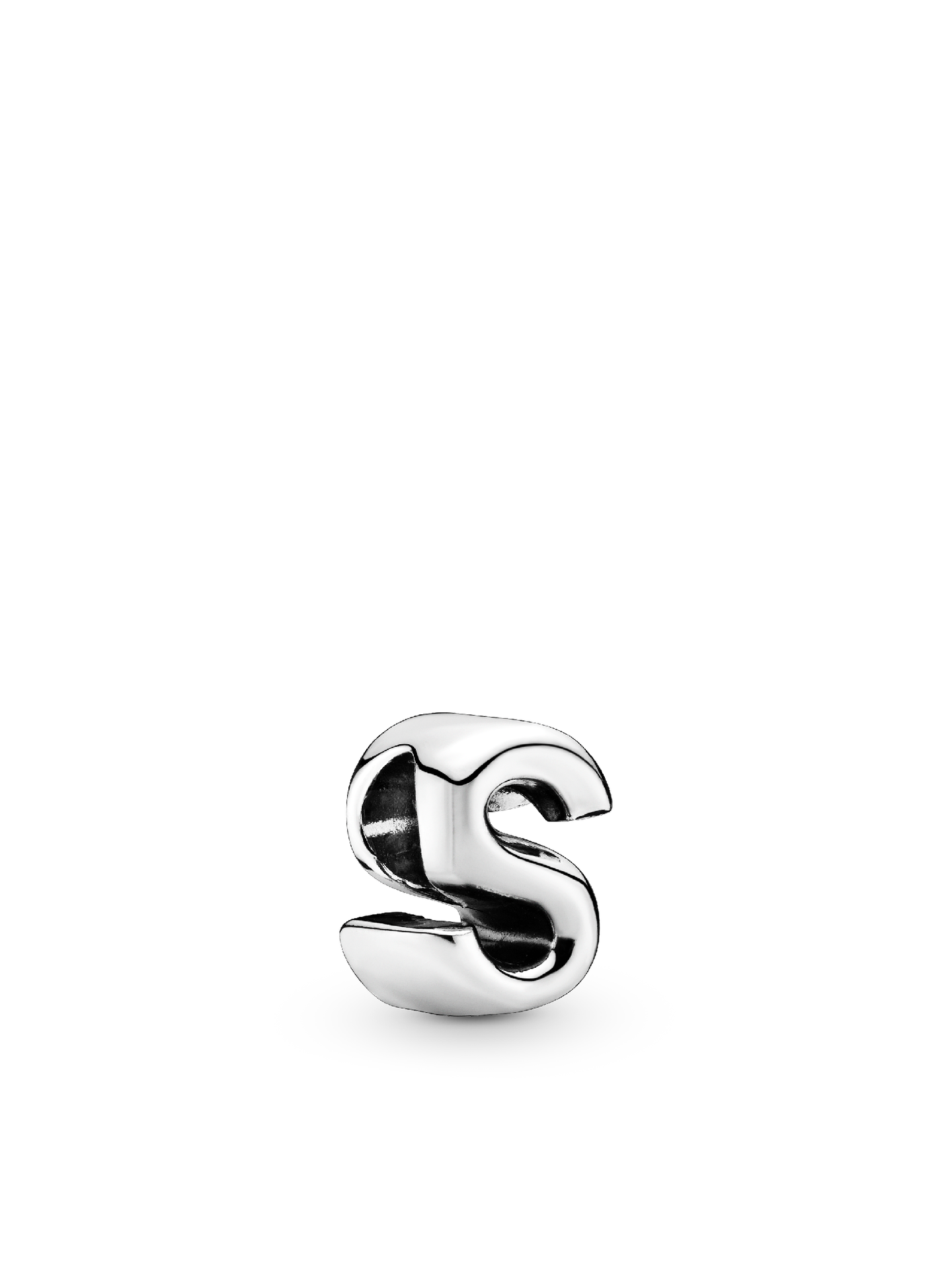 Женский шарм Pandora Letter S Alphabet Charm, Sterling silver, цвет: Серебро — фото 1