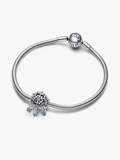 Icy Snowflake Drop Charm
