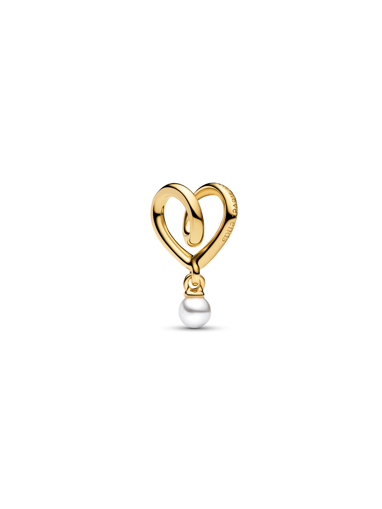 Wrapped Heart Charm | Pendant | Gold plated | Pandora US