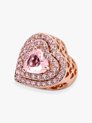 Sparkling Levelled Heart Charm