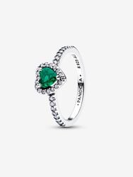 Elevated Royal Green Heart Ring Elevated Royal Green Heart Ring