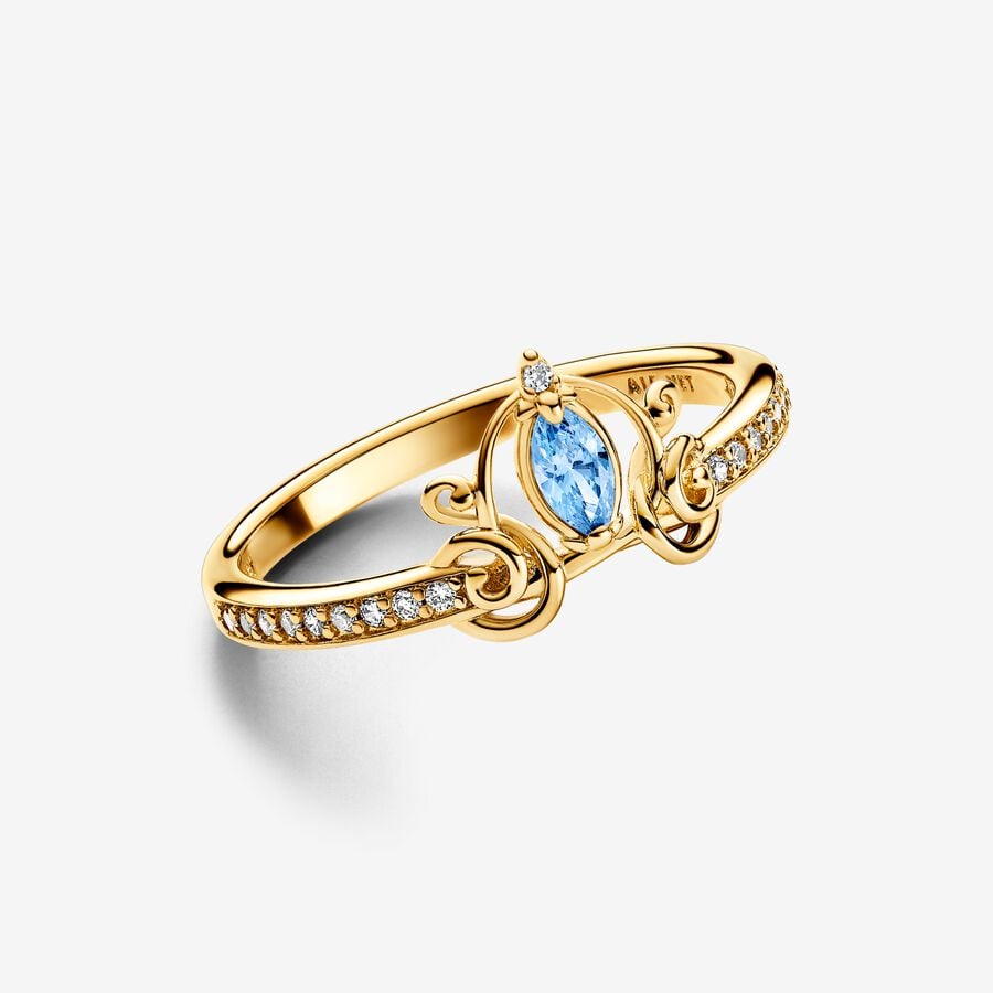 Disney Cinderella's Carriage Ring | Gold plated | Pandora US