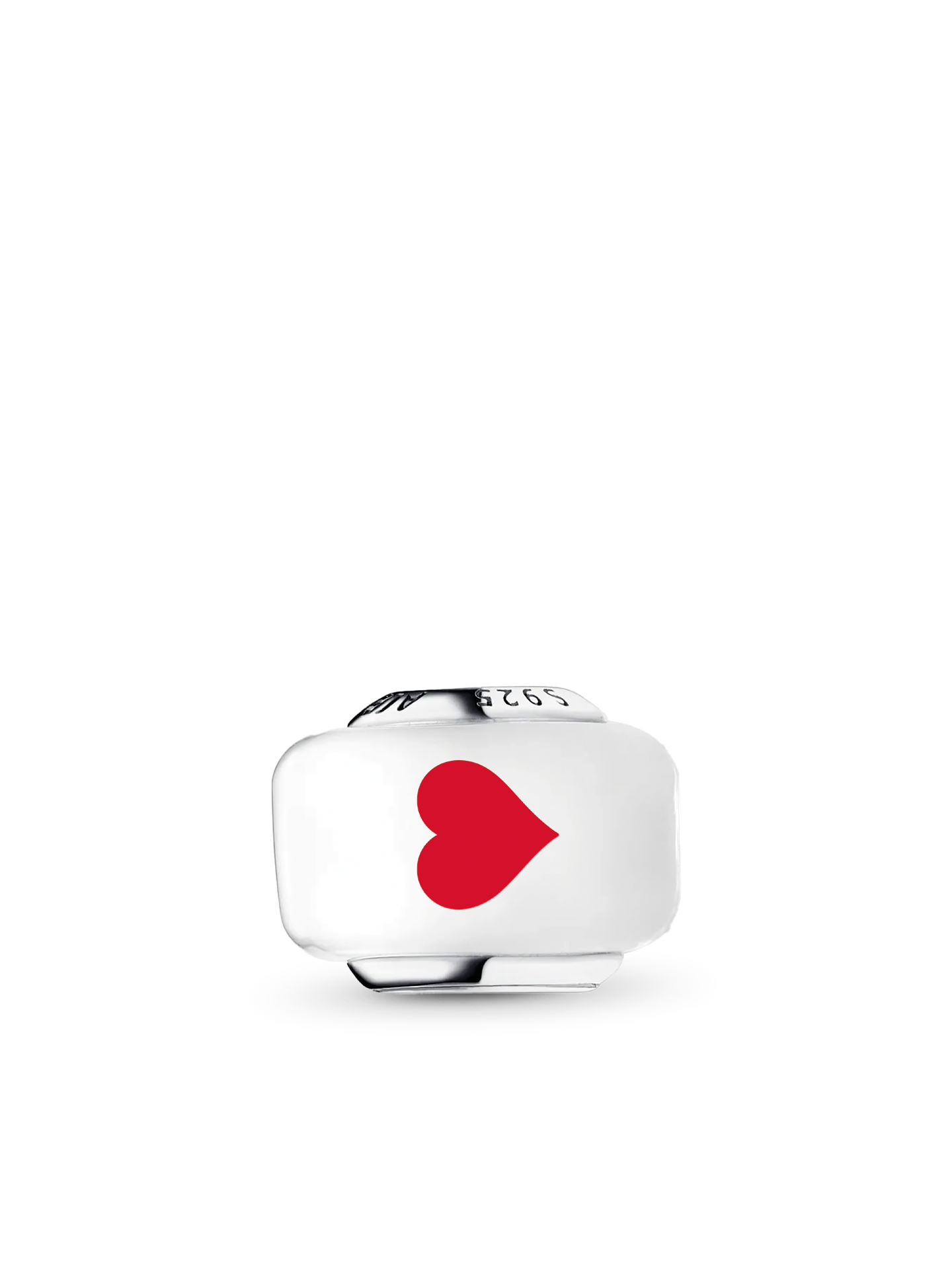 Женский шарм Pandora Hearts Murano Charm, цвет: Серебро — фото 1
