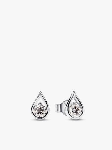 Pandora Infinite Lab-grown Diamond Jewelry Gift Set, Sterling Silver