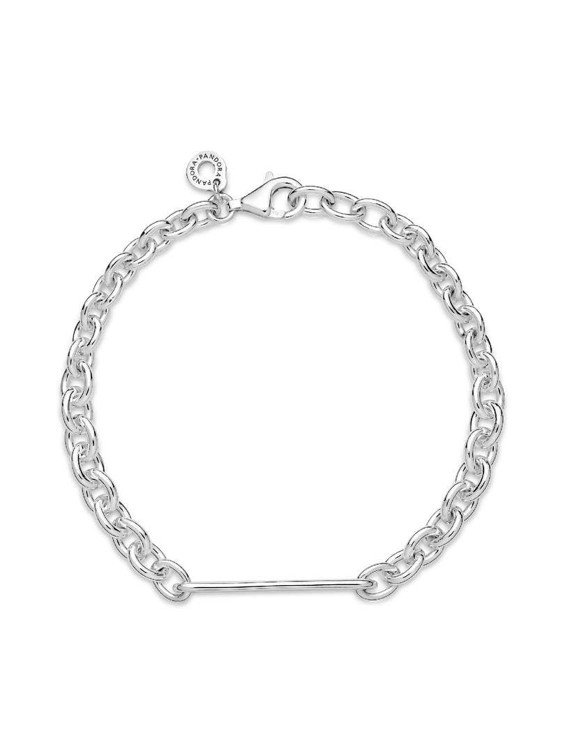 Engravable Bar Link Bracelet
