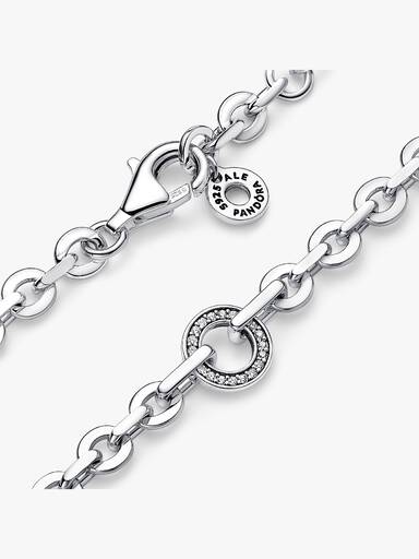Pandora Signature Pavé Bold Chain Bracelet