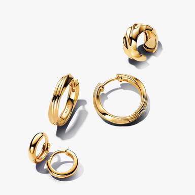 Twisted Hoop earring set