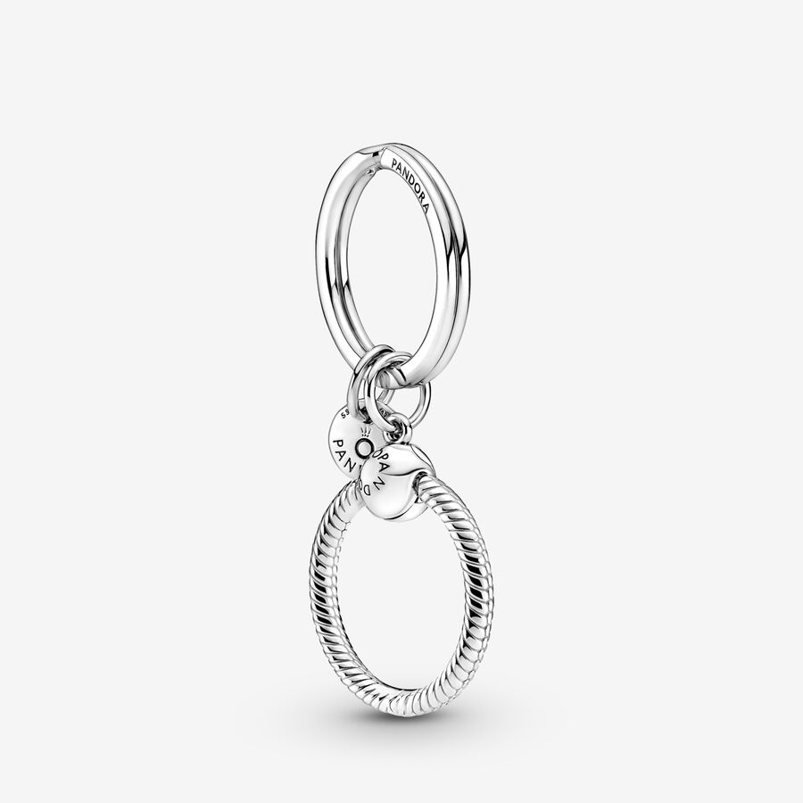 Moments Charm Key Ring | Sterling silver | US