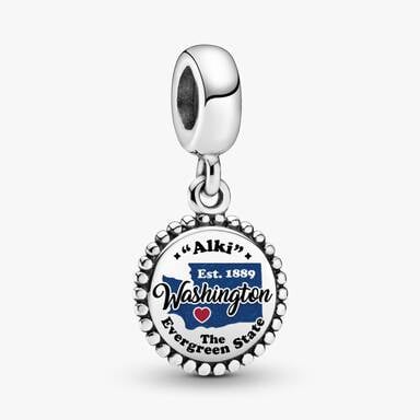 FINAL SALE - Washington Map Dangle Charm