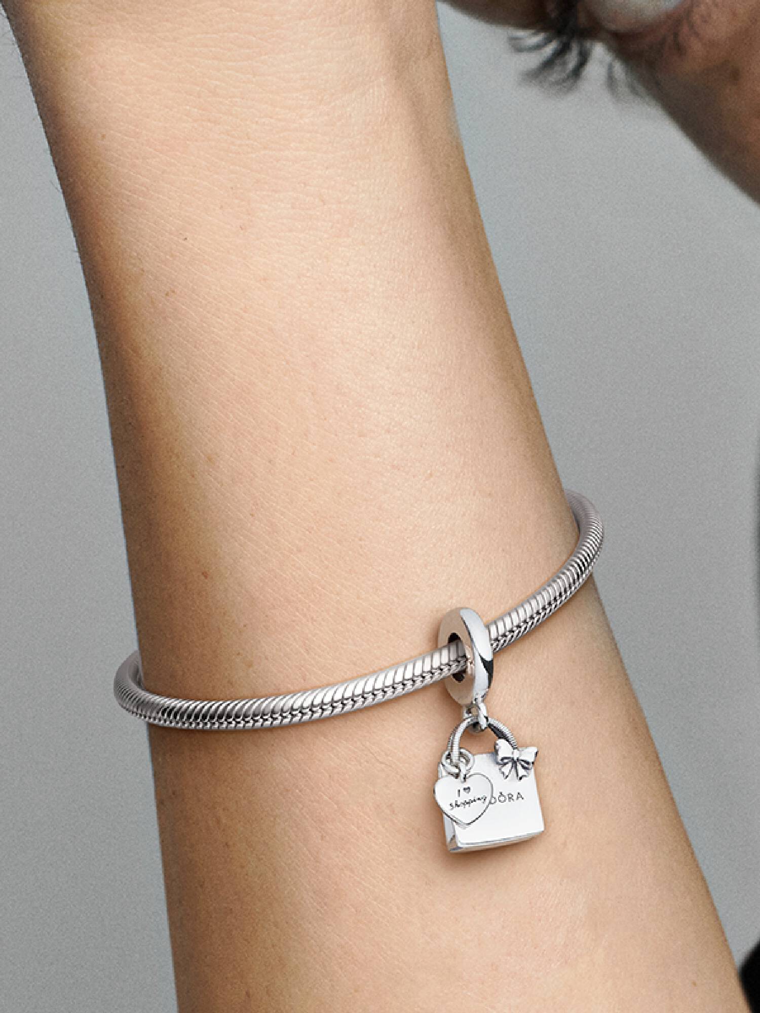 FINAL SALE - Pandora Shopping Bag Dangle Charm