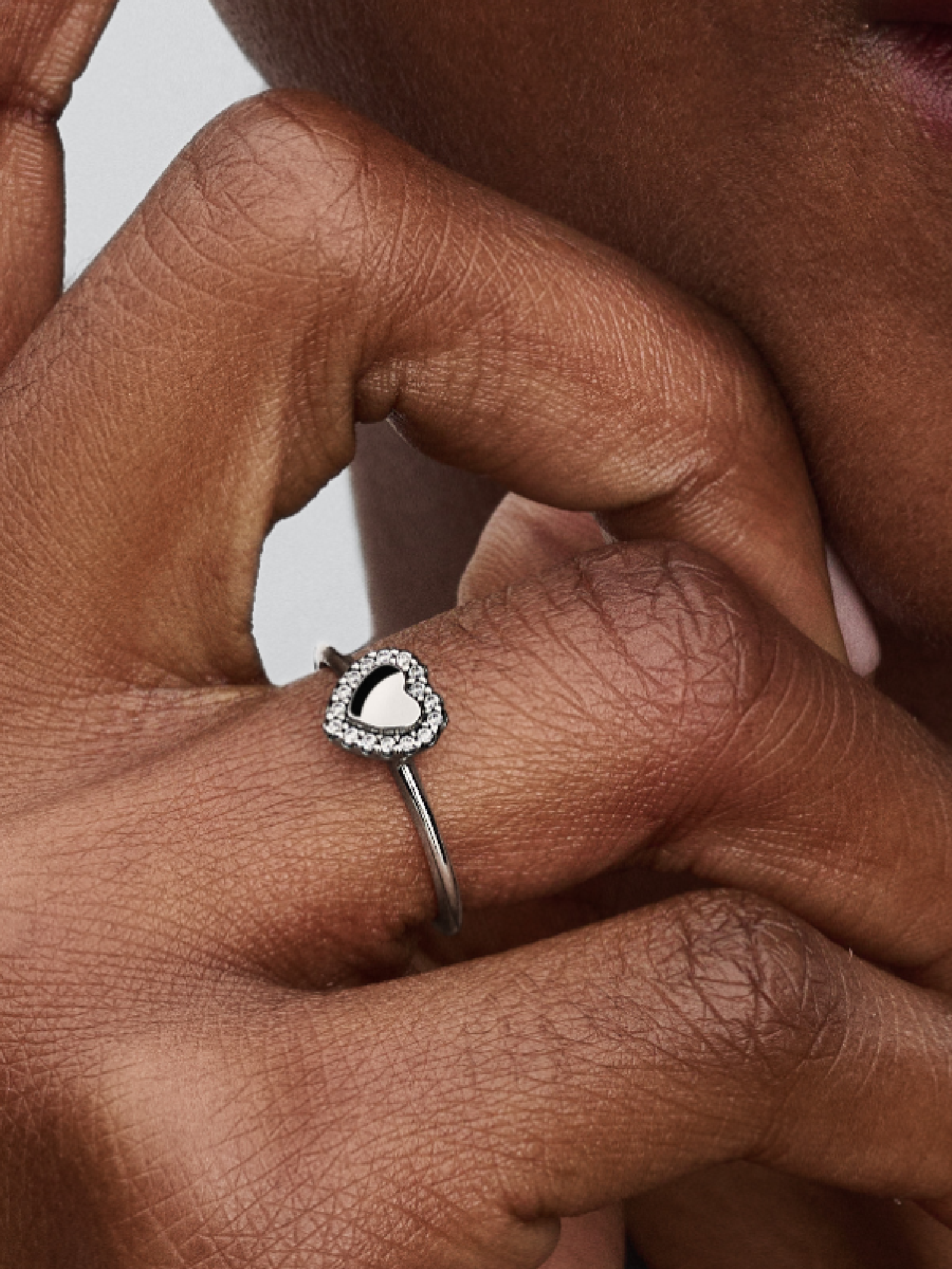 Engravable Heart Halo Ring | Sterling silver | Pandora US Engravable Heart Halo Ring | Sterling silver | Pandora US