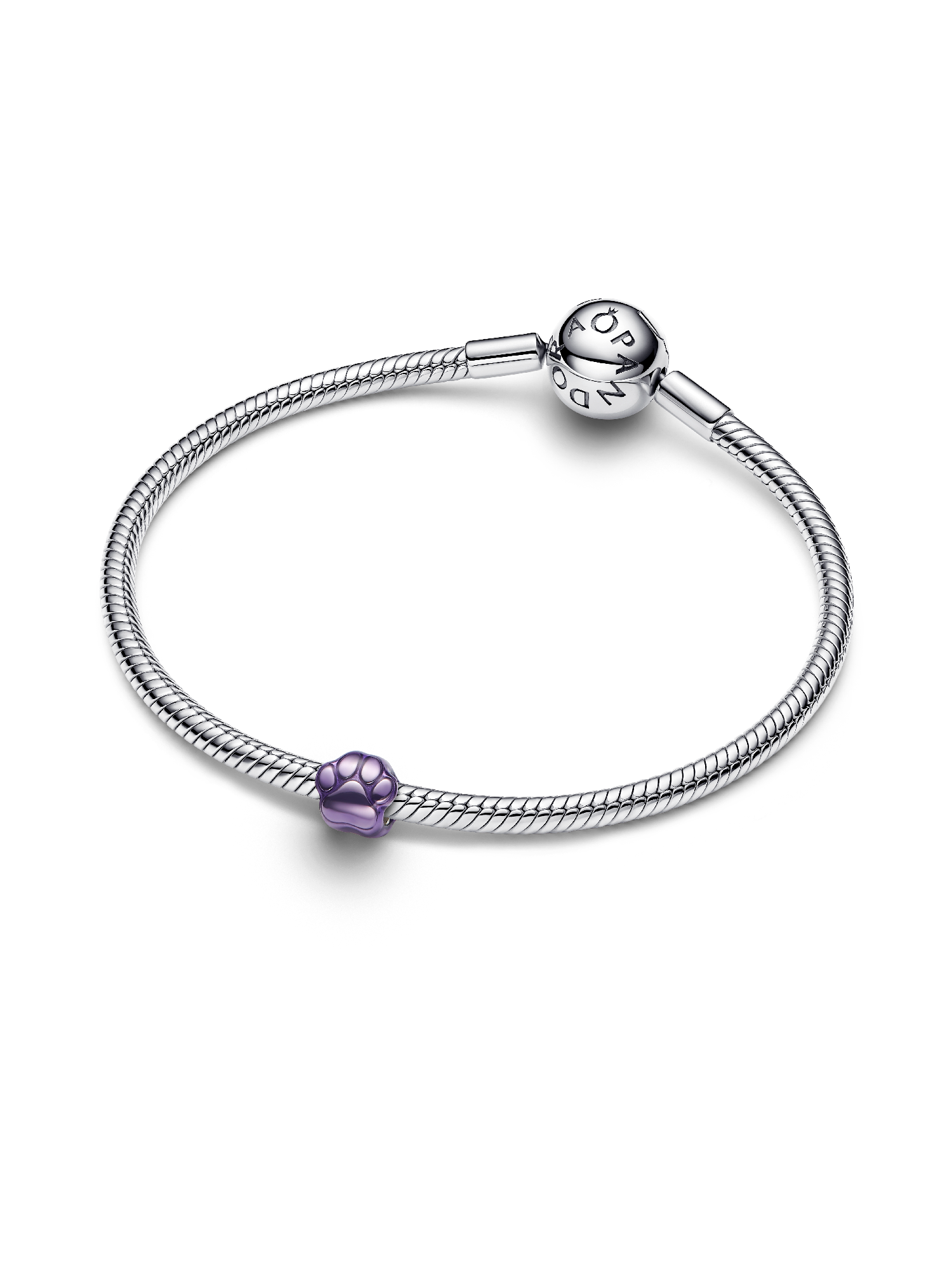 Purple Paw Mini Charm
