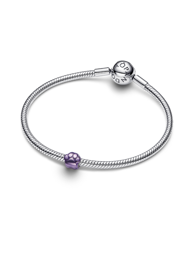Purple Paw Mini Charm