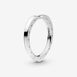FINAL SALE - Heart-Shaped Pandora Logo Ring