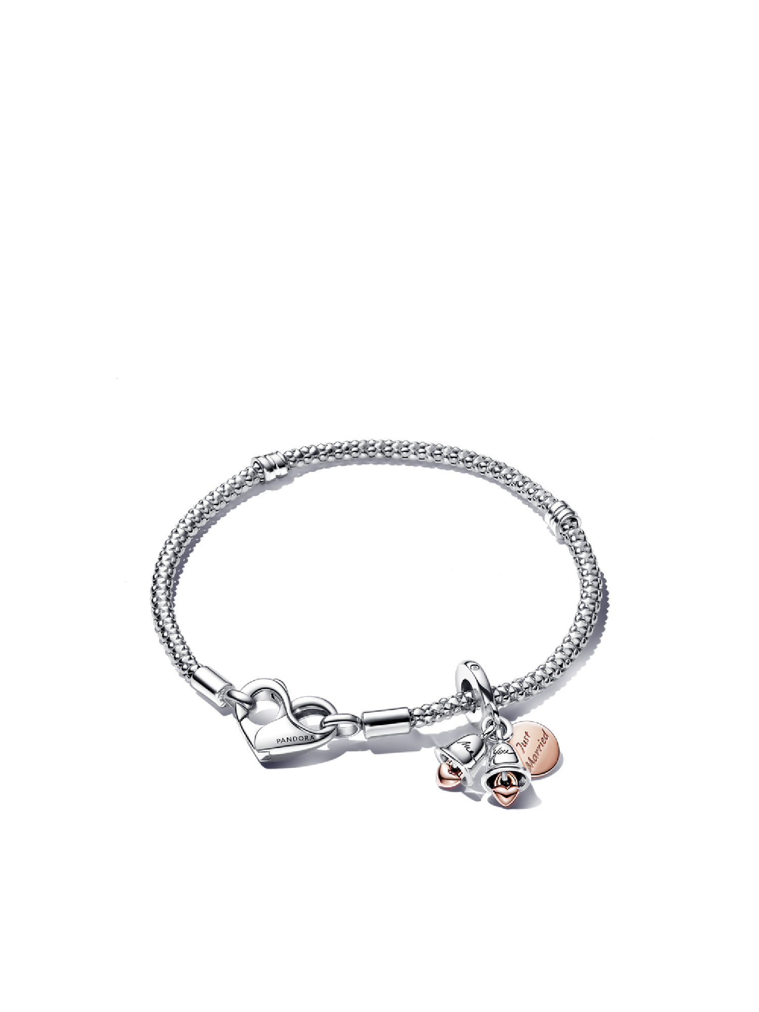 Pandora Moments T-Bar Snake Chain Bracelet | Sterling silver
