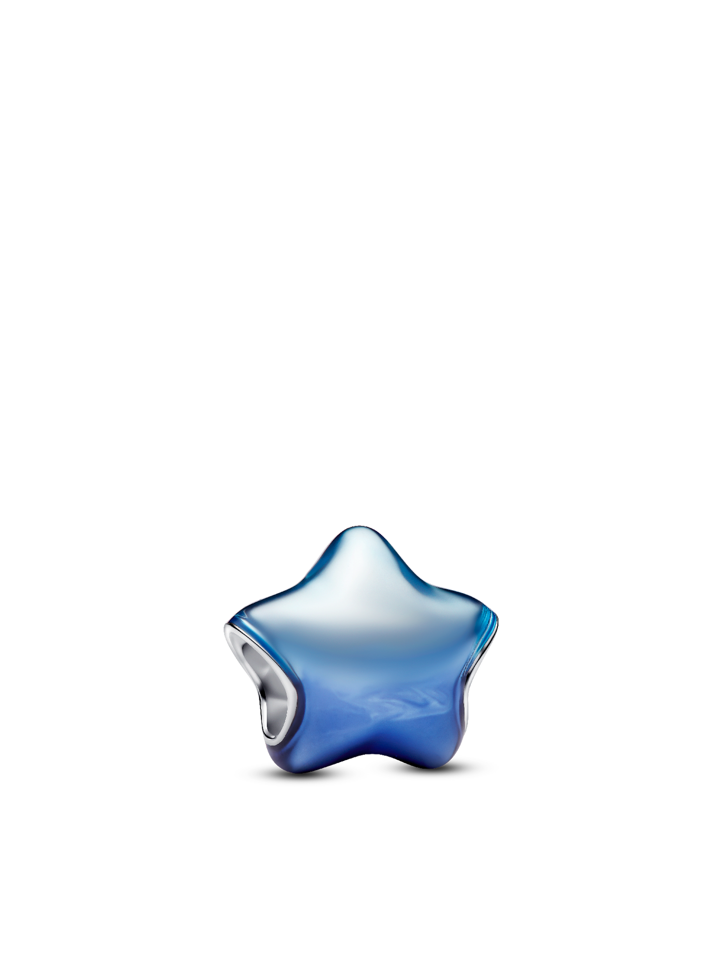 Женский шарм Pandora Blue Star Charm, цвет: Серебро — фото 1