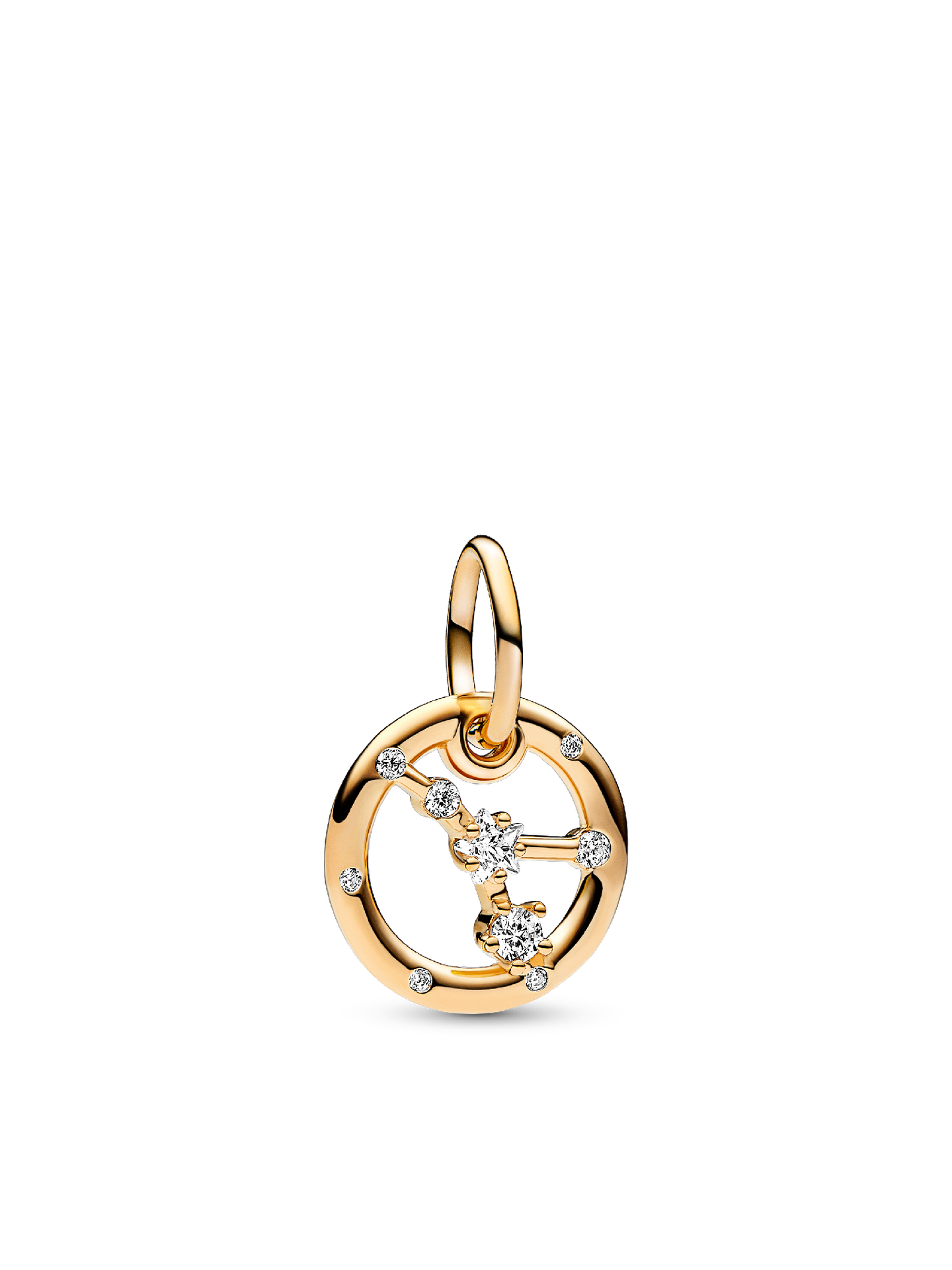 Женский шарм Pandora Cancer Zodiac Dangle Charm, цвет: Позолоченный — фото 1