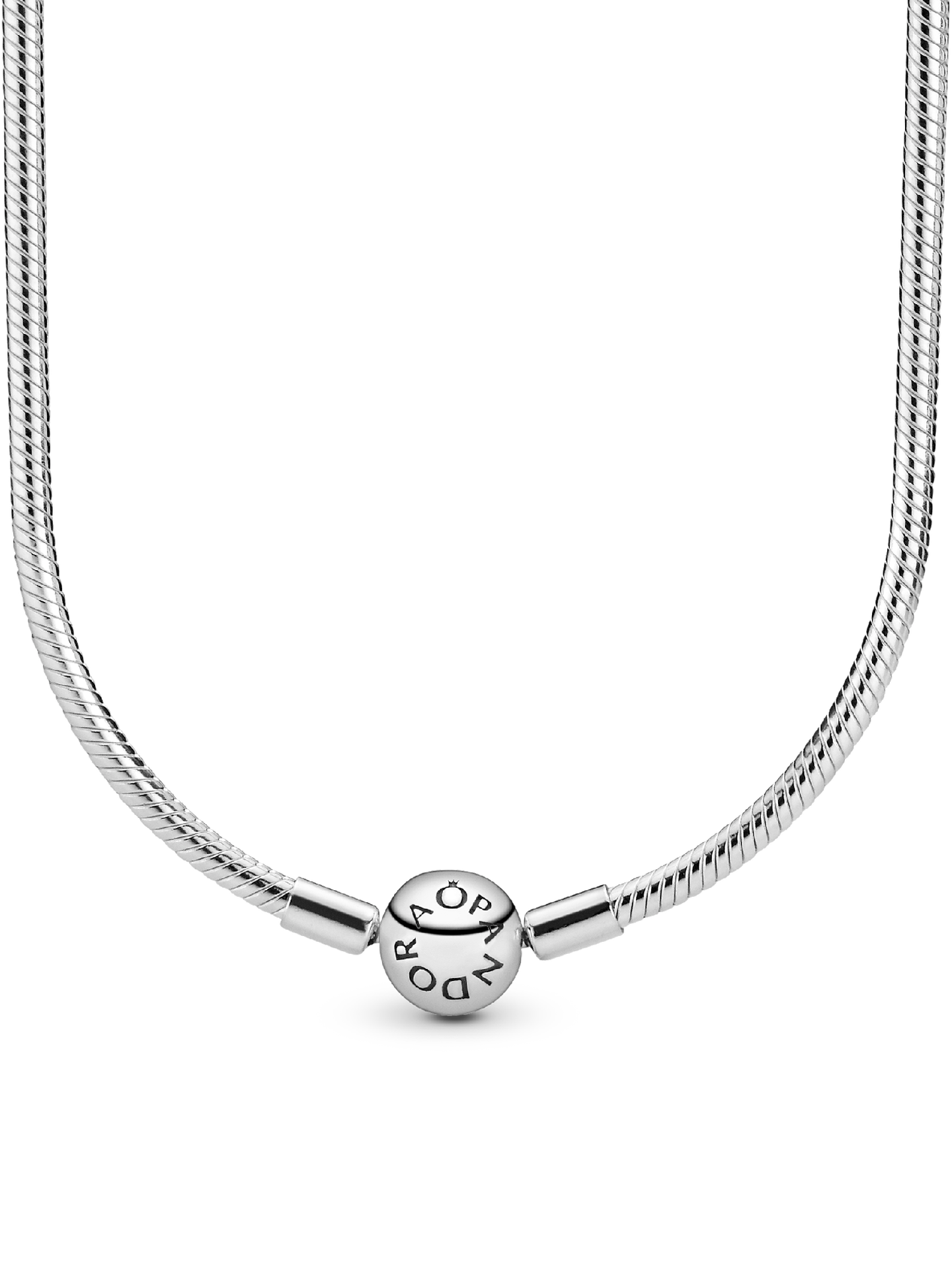 Женская цепочка Pandora Moments Snake Chain, Sterling silver, цвет: Серебро — фото 1