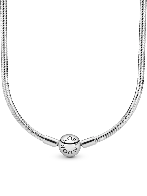 Женская цепочка Pandora Moments Snake Chain, Sterling silver, цвет: Серебро
