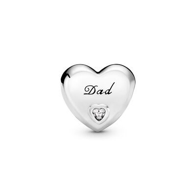 Dad Heart Charm