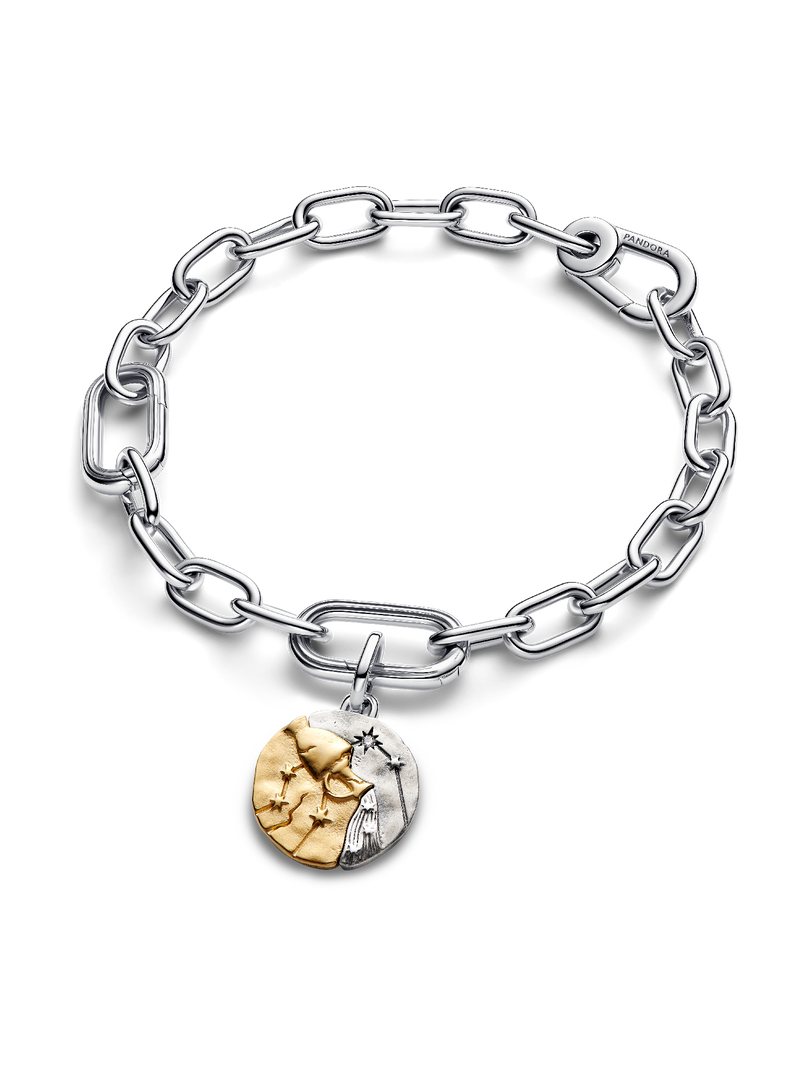 Aquarius Zodiac Medallion Charm