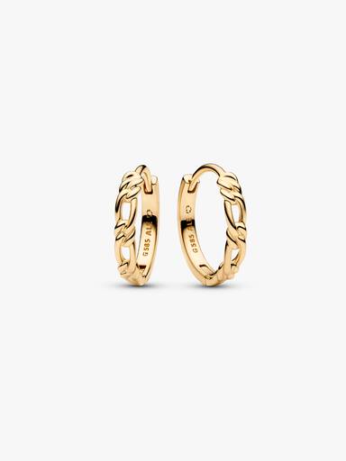 Pandora Era Figaro Hoop Earrings