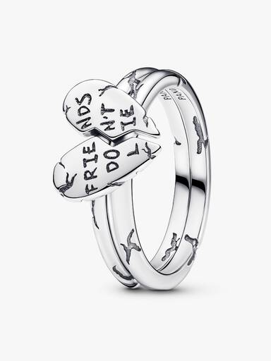 FINAL SALE - Stranger Things Friends Don't Lie Splittable Ring