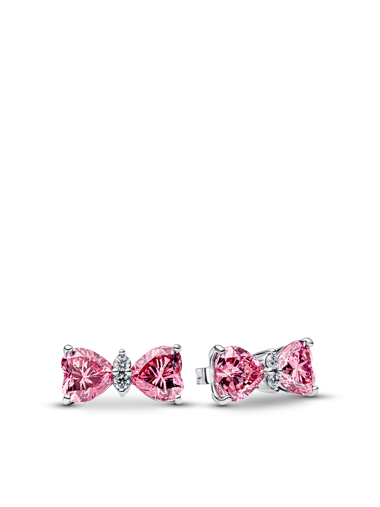 Женские серьги Pandora Bow, цвет: Серебро — фото 1