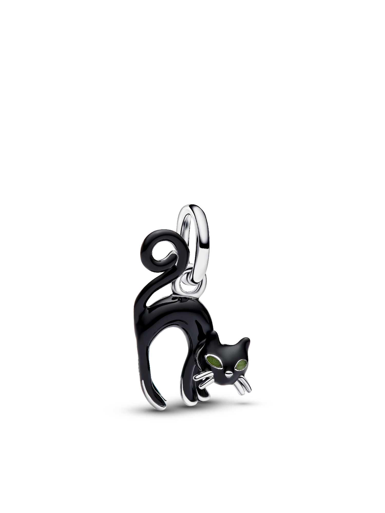 Vamp Romantic Black Cat Charm Necklace