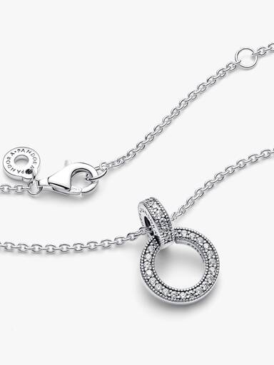 Double Circle Pendant & Necklace