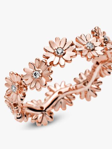 FINAL SALE - Sparkling Daisy Flower Crown Ring