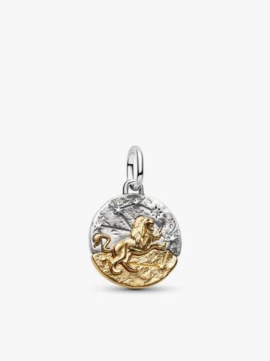 Leo Medallion Charm Necklace Set