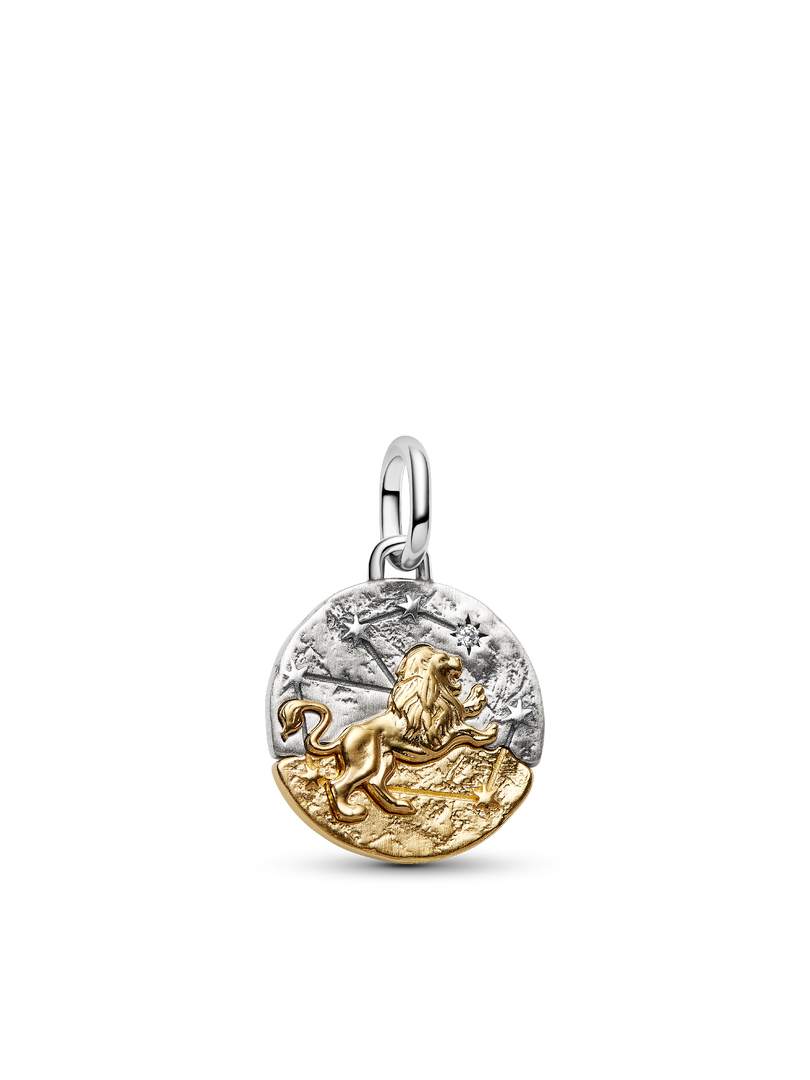 Leo Medallion Charm Necklace Set
