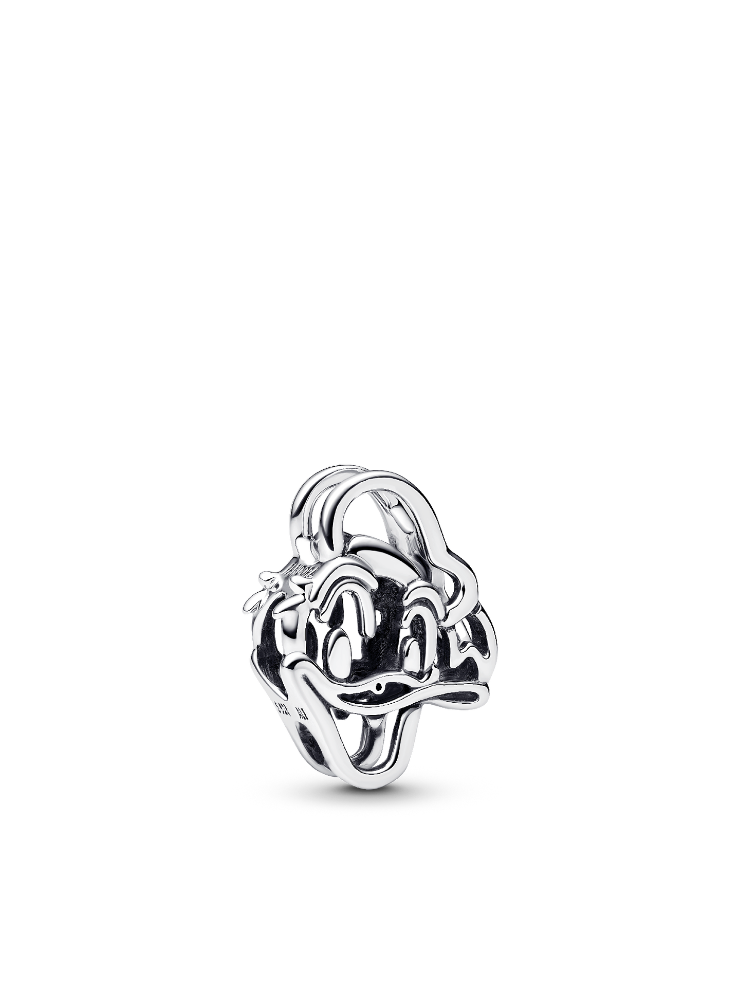 Женский шарм Pandora Disney Donald Duck Openwork Charm, цвет: Серебро — фото 1