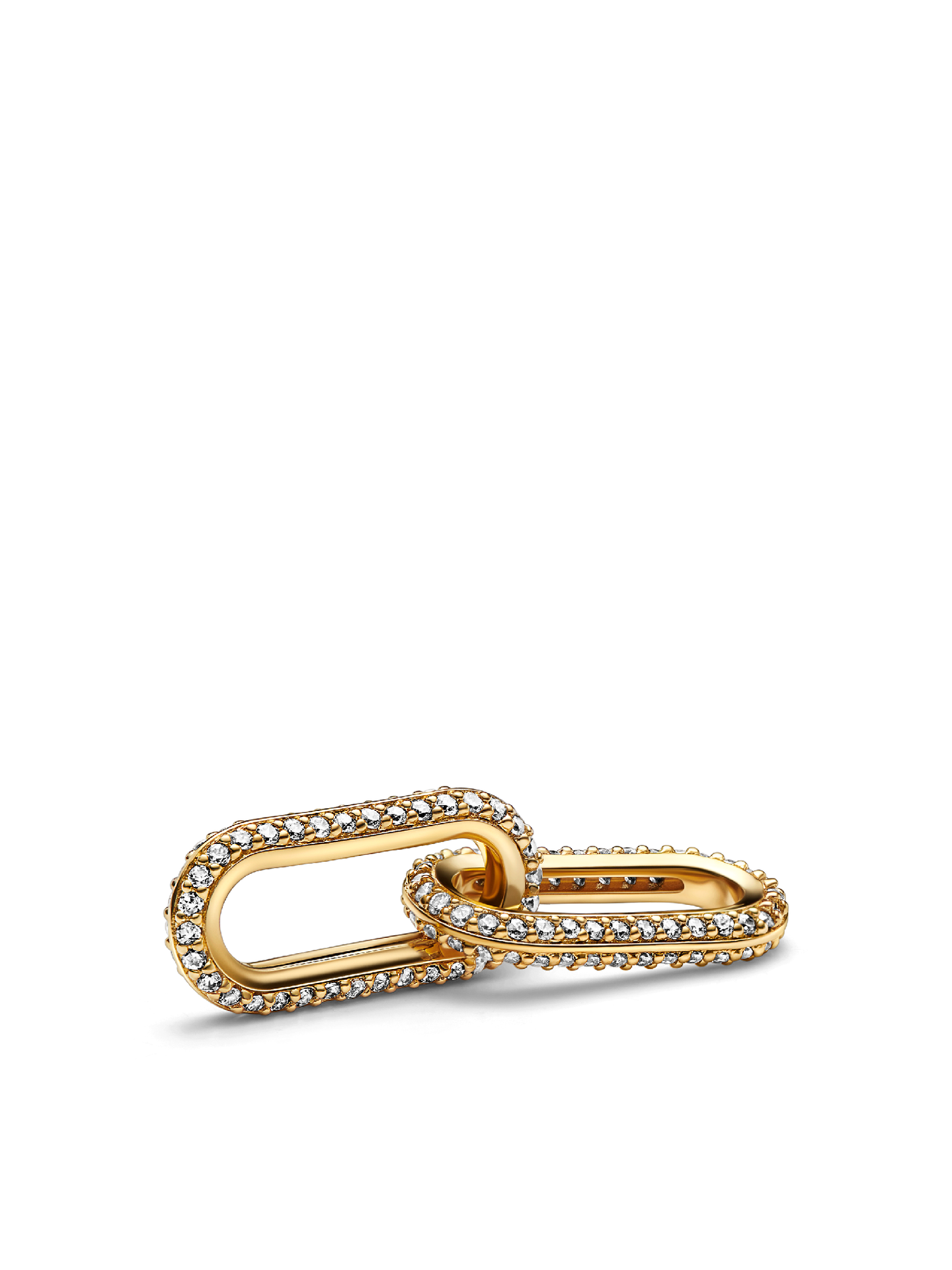 Украшения Pandora ME Pavé Double Styling Link, цвет: Позолоченный — фото 1