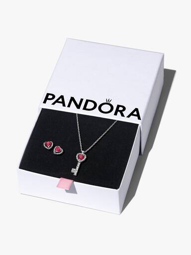 Elevated Heart Key Jewelry Gift Set