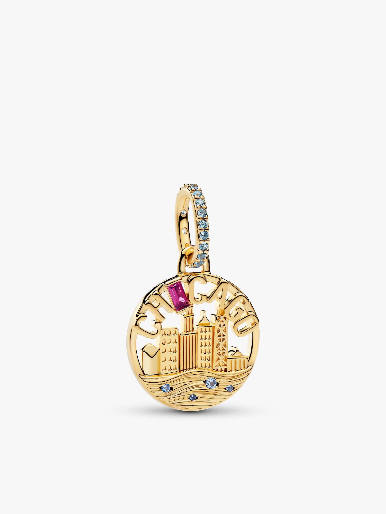 Chicago Skyline Dangle Charm