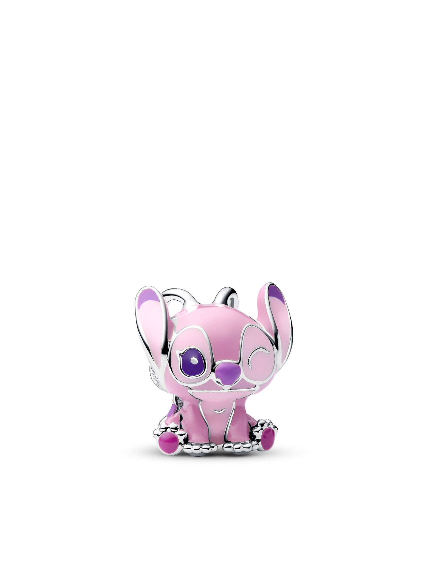 Женский шарм Pandora Disney Lilo & Stitch Angel Charm, цвет: Серебро — фото 1