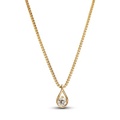 Pandora Infinite Lab-grown Diamond Pendant & Necklace ct tw 14k Gold