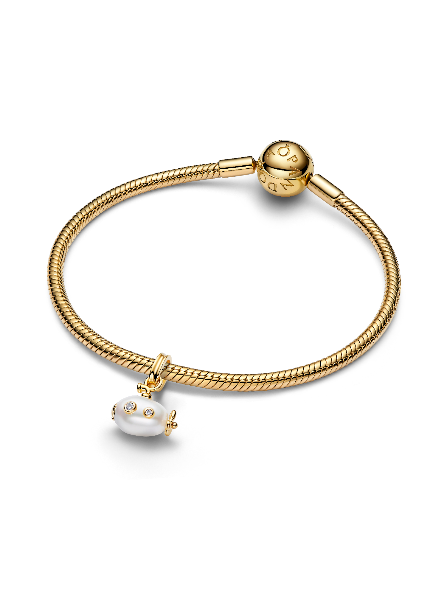 Treated Freshwater Cultured Baroque Pearl Submarine Dangle Charm