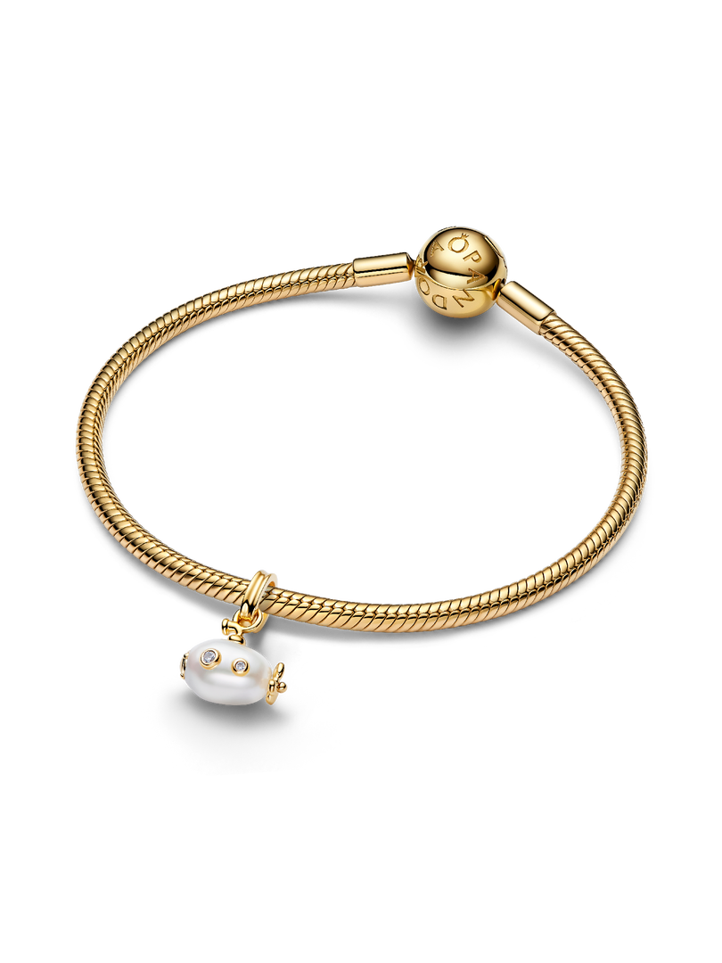 Treated Freshwater Cultured Baroque Pearl Submarine Dangle Charm