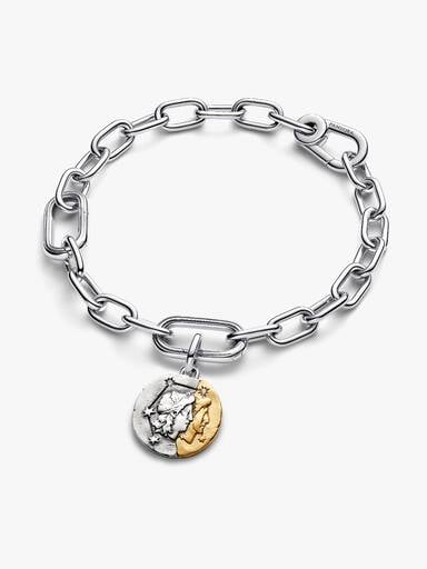 Gemini Zodiac Medallion Charm