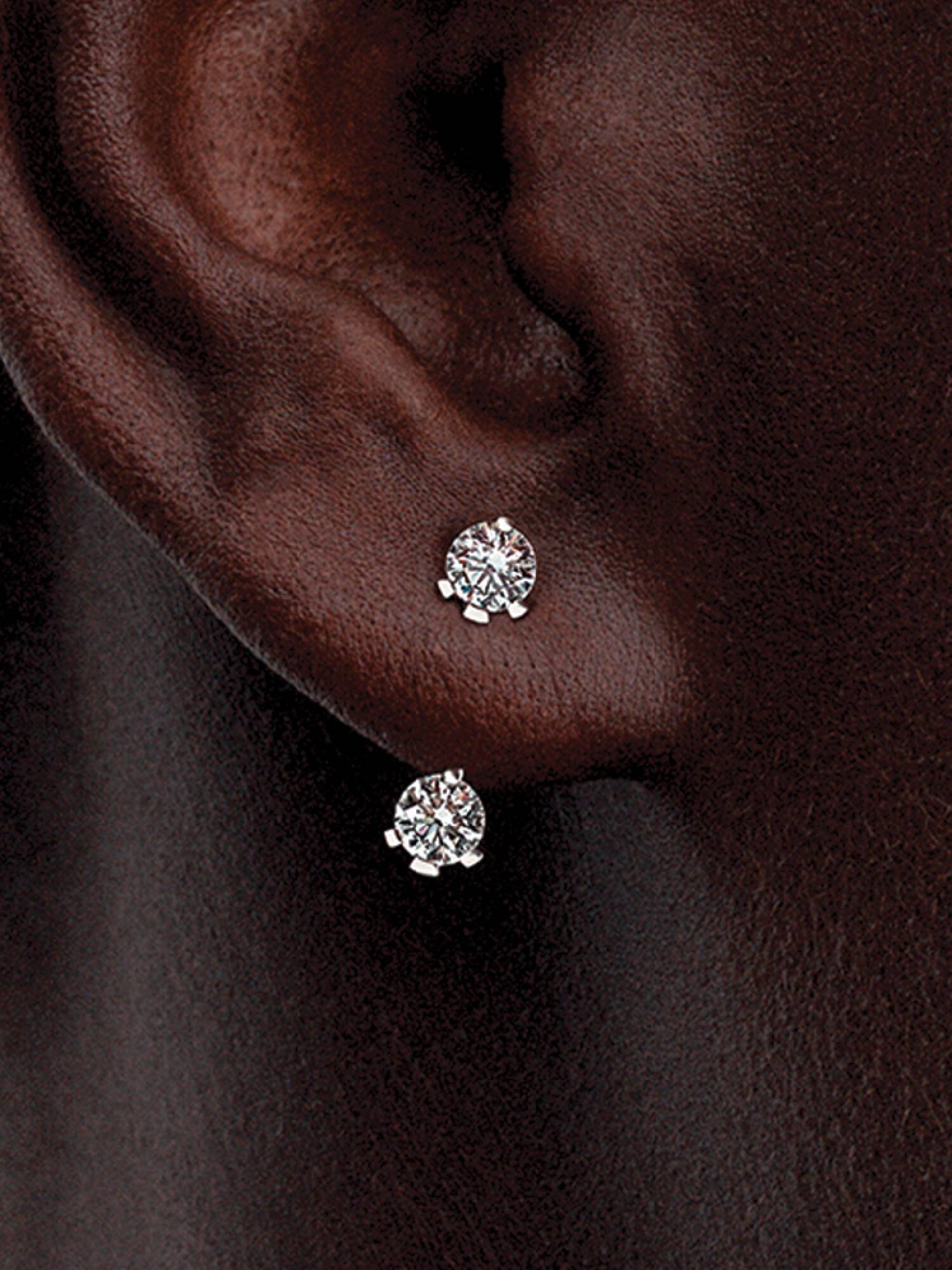 FINAL SALE - Pandora Nova Sterling Silver Lab-grown Diamond Stud Drop Jacket Earrings