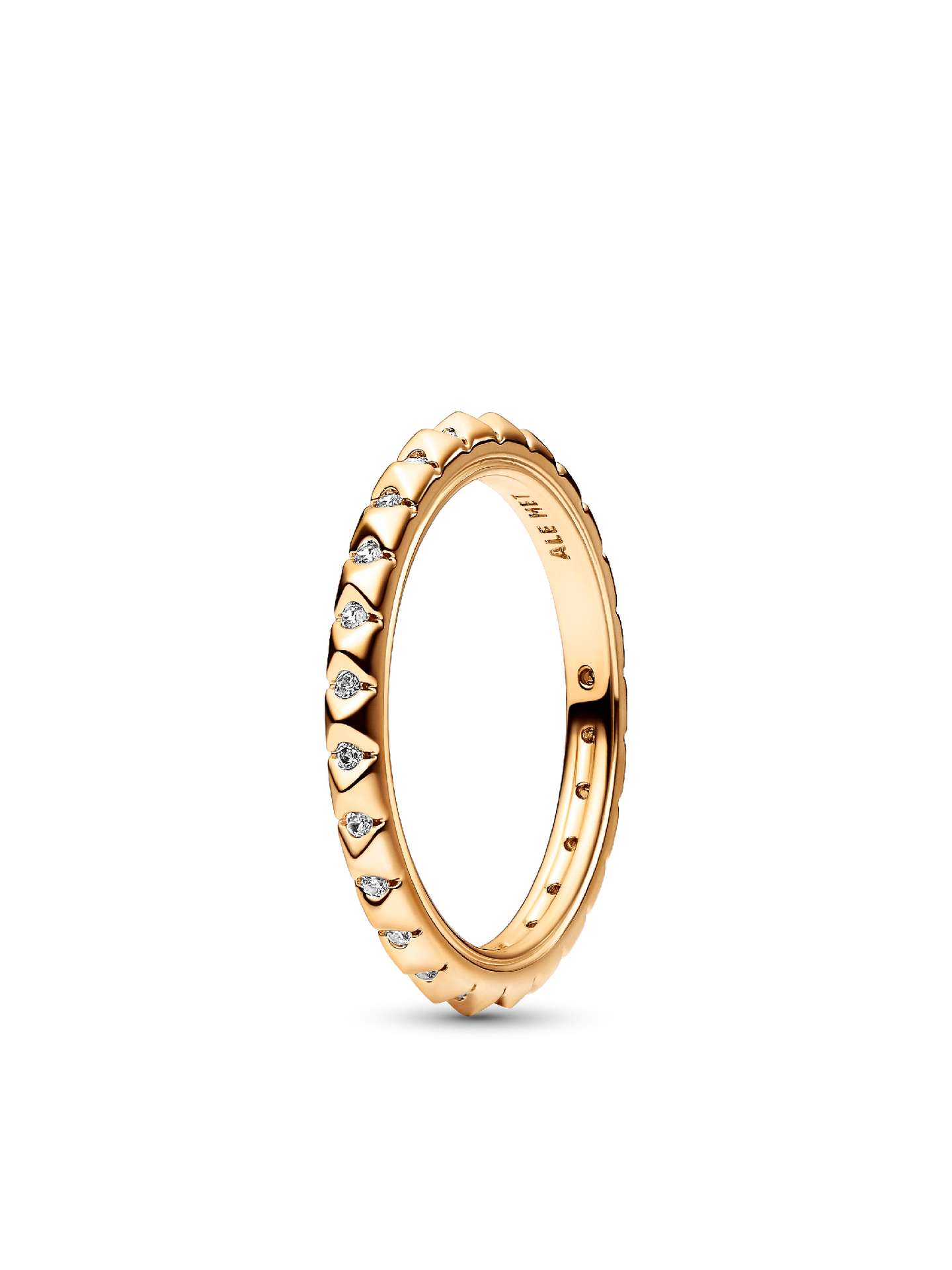 Кольцо Pandora ME Pyramids, Gold plated, цвет: Позолоченный — фото 1