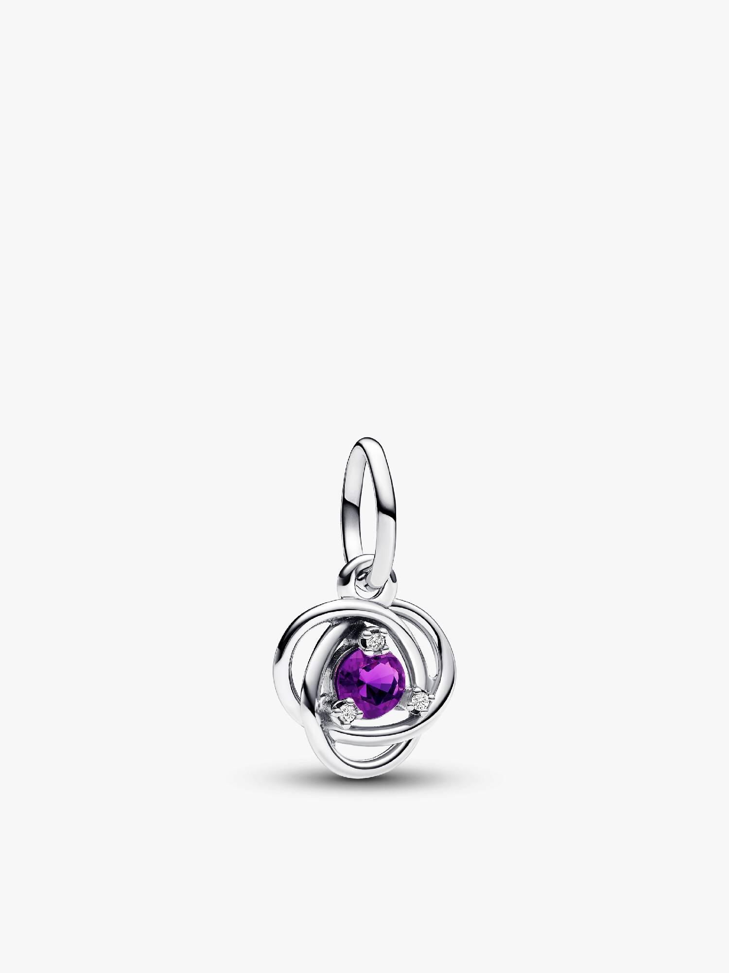 FINAL SALE - Purple Eternity Circle Dangle Charm