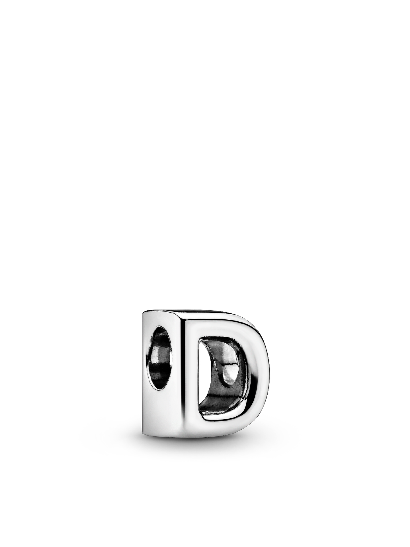 Женский шарм Pandora Letter D Alphabet Charm, Sterling silver, цвет: Серебро — фото 1