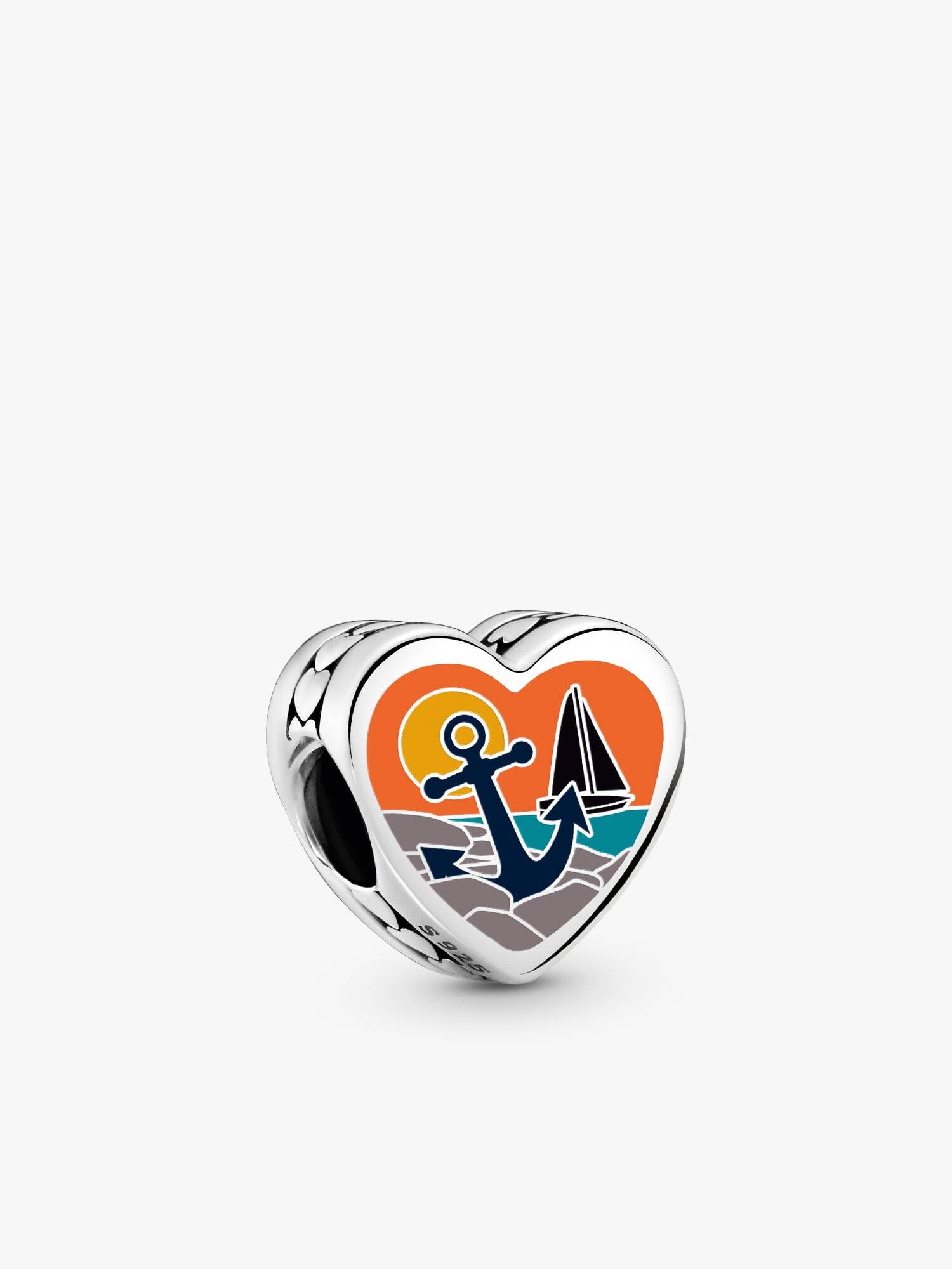 Rhode Island Heart Charm