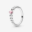 FINAL SALE - October Petal Pink Beaded Ring