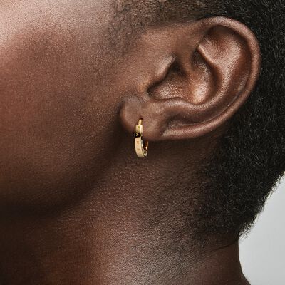 Pandora Signature I-D Hoop Earrings